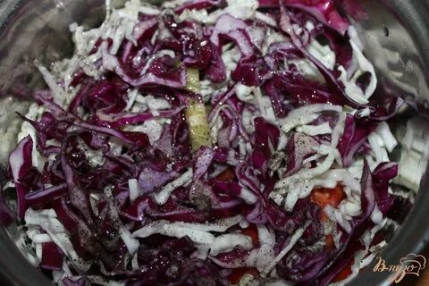 Салат из капусты моркови чеснока уксуса