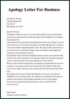 Complete this letter