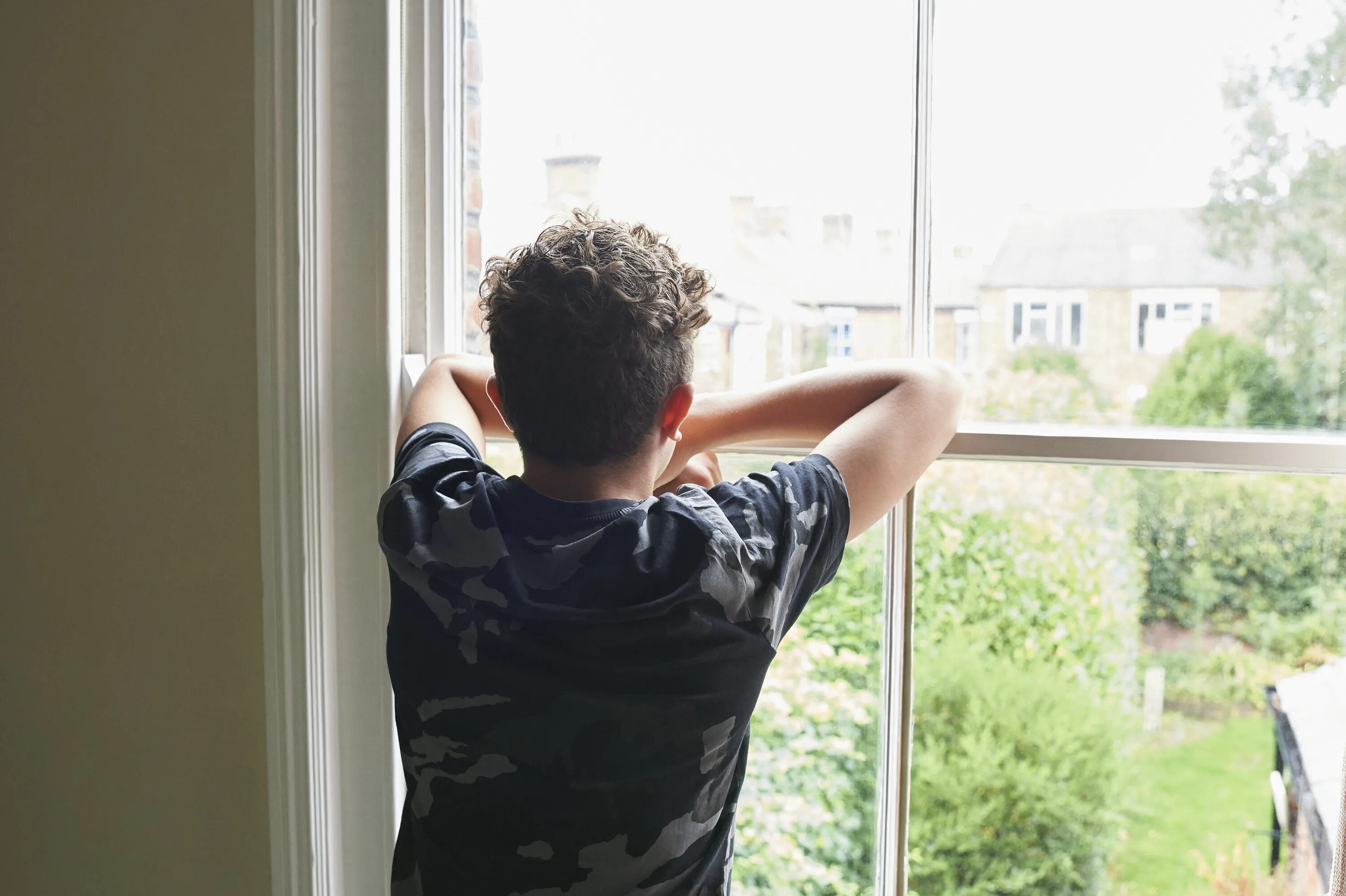 Дисфория у детей. Looking out of the Window. A boy looking out the Window. I looked out of the window