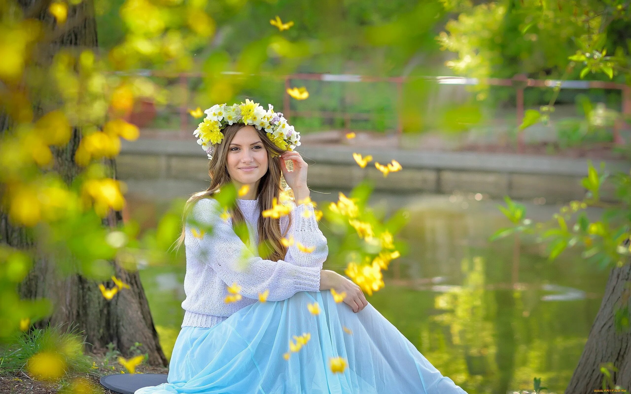 Весенняя дева. Весенняя фотосессия. образ красавицы весны.