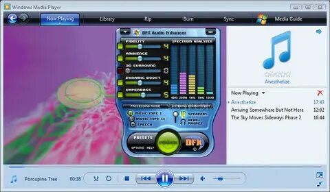 Media audio
