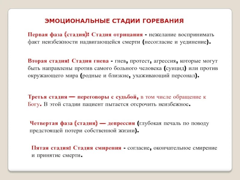 5 признаков горя. Стадии горевания. Эмоциональные стадии. Этапы горевания. Этапы горевания родственников больных.