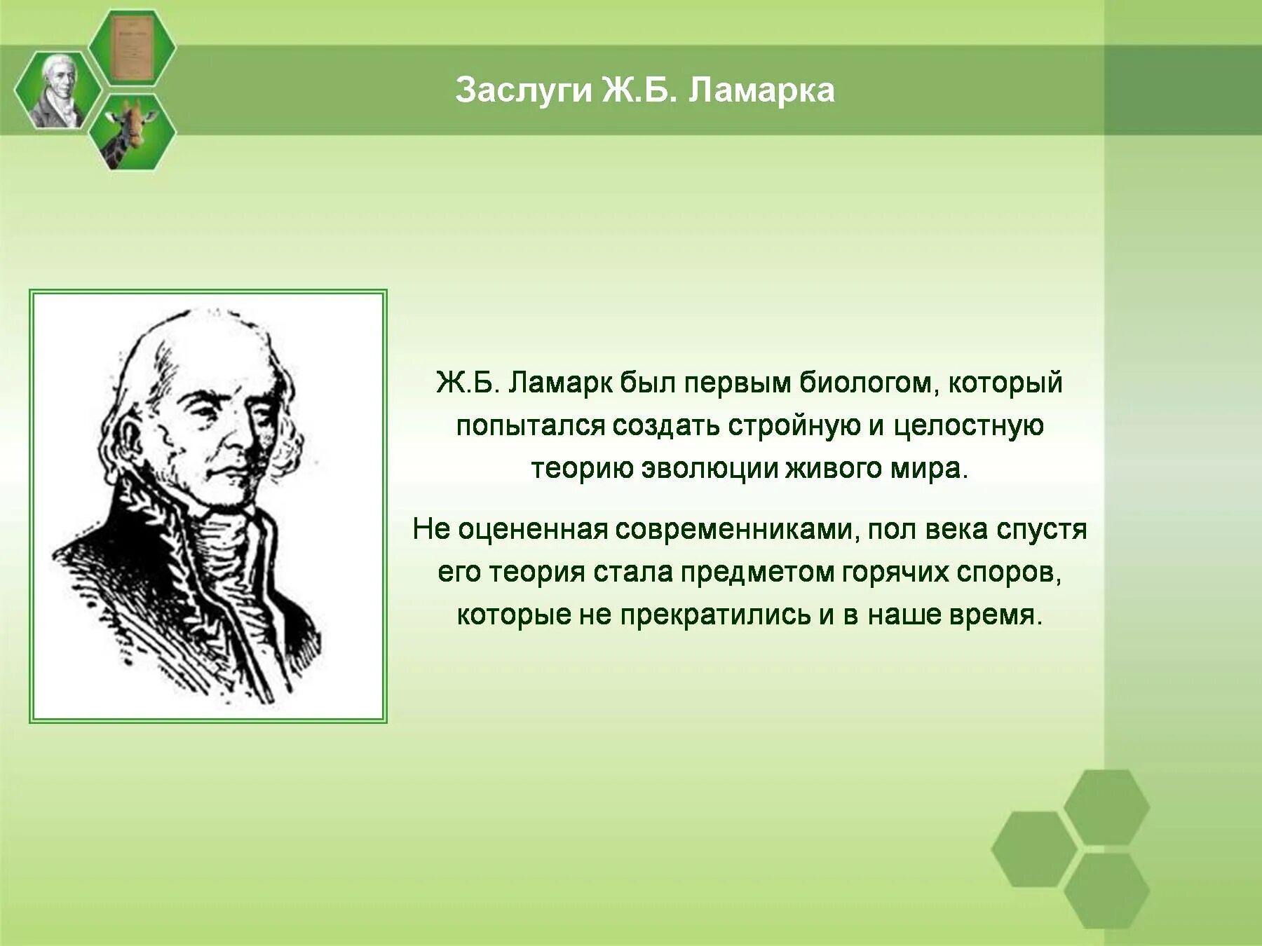 Почему теория ламарка о развитии организмов. Заслуги теории жана Батиста Ламарка. Биология Эволюция Ламарк. Заслуги ж б Ламарка.