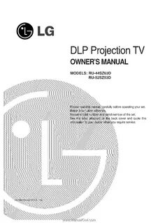 Инструкция lg f