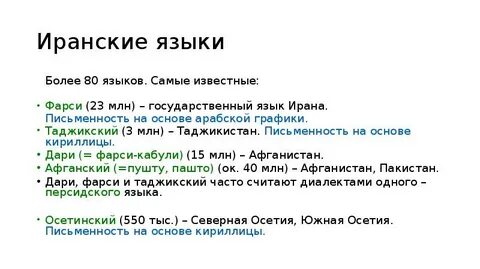 На каком языке пишут в иране