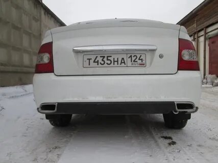 Раздвоенный выхлоп приора