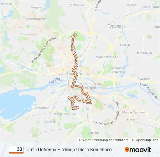 Томск карта города ул Олега Кошевого. Калининград ул Олега Кошевого 30 на карте. СНТ победа ул. автомобильная Калининград на карте. Маршрут 30б Иваново на карте. Расписание 30 автобуса химки