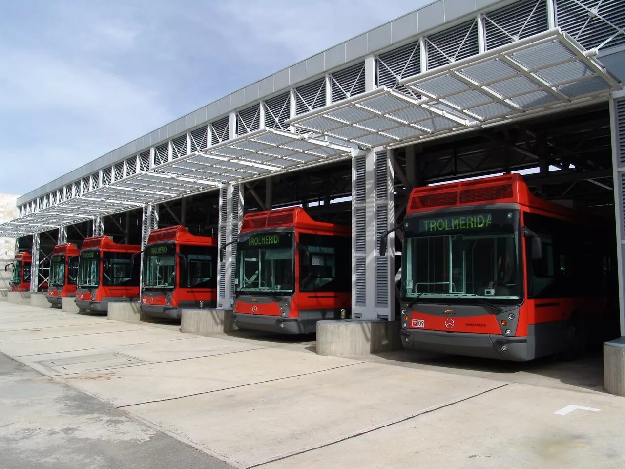 Bus depot