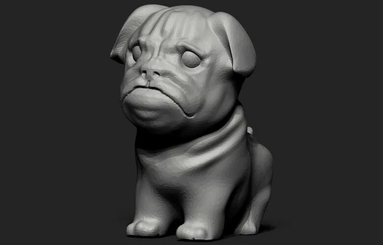 Мопс 3д. Мопс 3d. мопс 3d модель. мопс stl модель. мопс на 3д принтере модель.