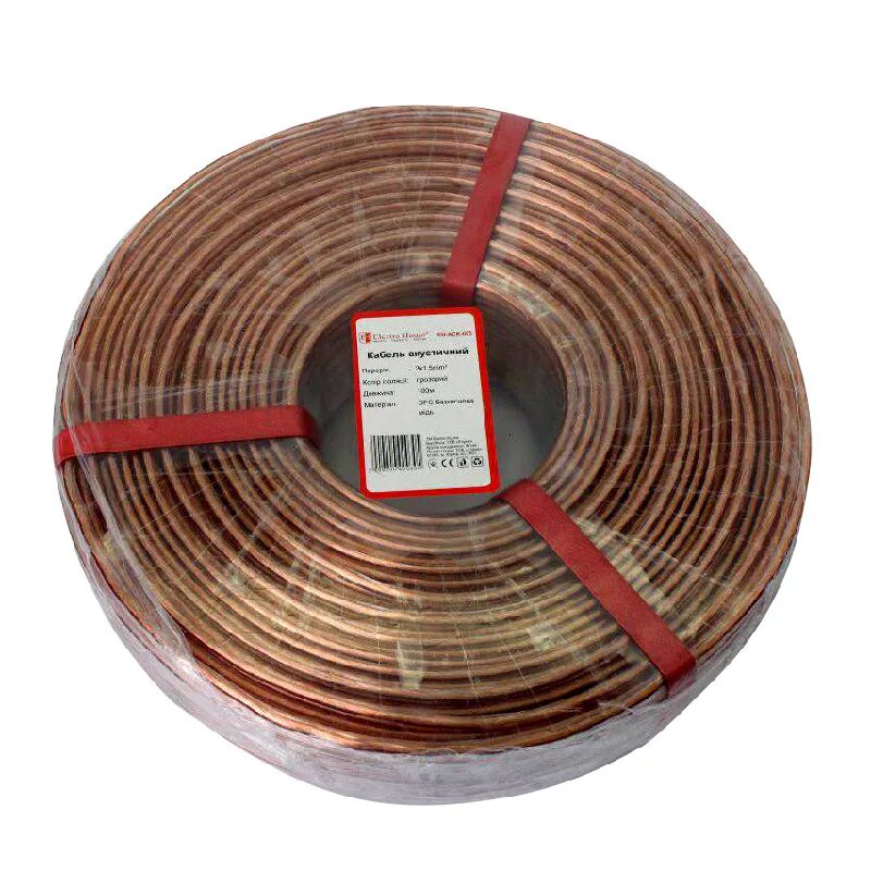 Акустический кабель premier stc-1f ofc. 5. Акустический кабель, красно-черный, 2x1,5 proconnect 01 -6106-6 (упак. 5мм2 (бухта 100 метров ) cca-медь. 5мм².