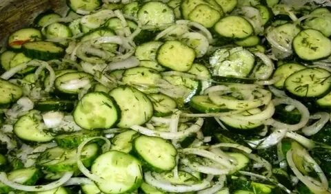 Маринованные резанные огурцы без стерилизации