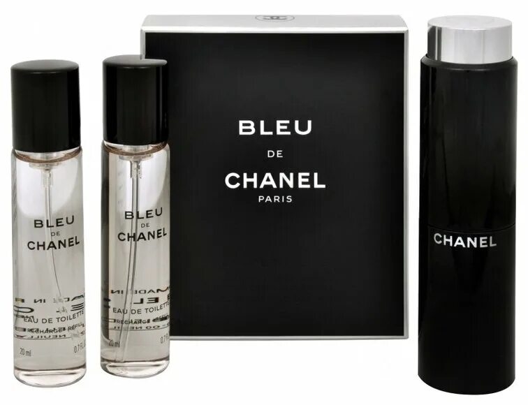 Шанель мужской отзывы. Chanel bleu de Chanel 3 20 ml. Парфюмированная вода bleu de Chanel для мужчин 3x20 ml. Chanel bleu de Chanel туалетная вода 3x20 мл. Bleu de Chanel Twist and Spray Refill.