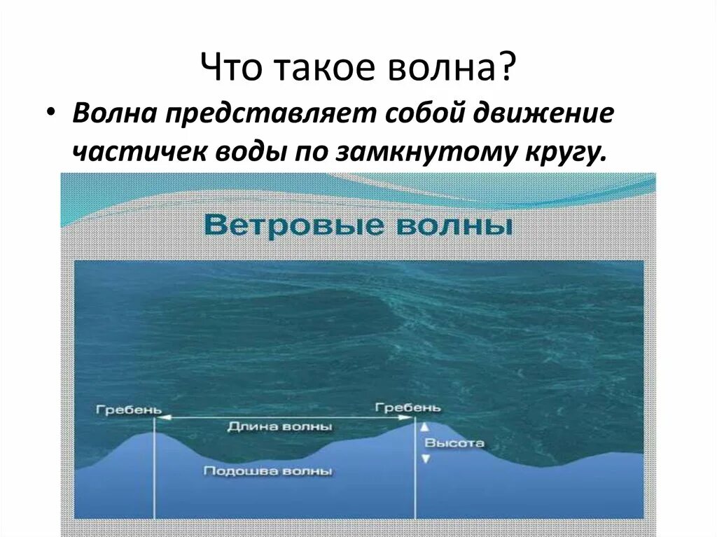 Движение мирового океана. Движение воды в океане. Движение воды в волне. Что такое волна кратко. Причины движения вод