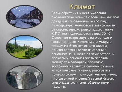 Какой климат в великобритании