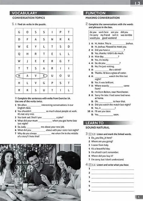 Complete the conversation with the words