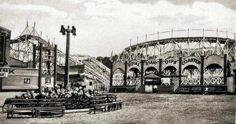 Луна-парк в СПБ рисунок до революции. Original Coney Island Terminal building. Луна парк 3