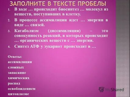 Какие процессы происходили в ходе