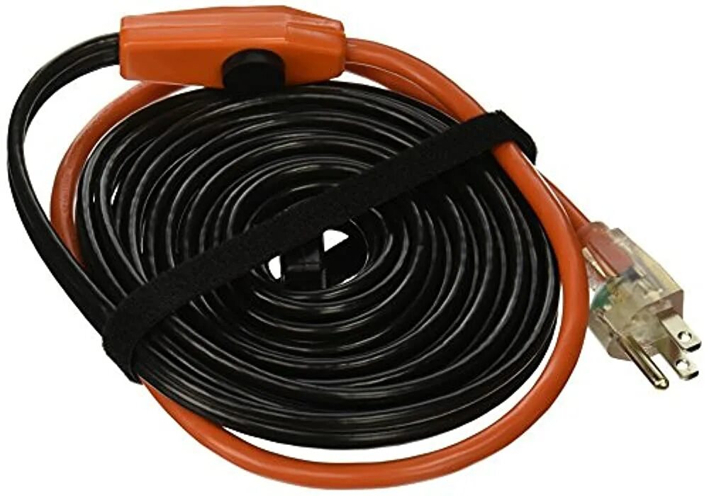 Нагревательный кабель для водопровода. Кабельный нагреватель. Нагревательный кабель в бухте. Нагревательный кабель в бухте оранжевый.