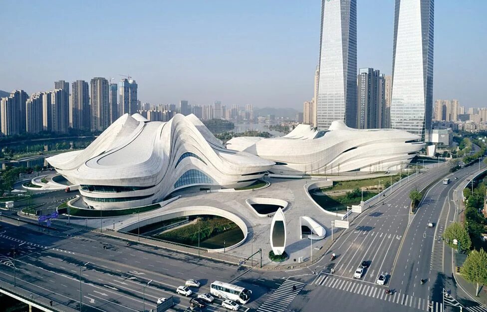 Gallery of Zaha Hadid Architects Reveals Images of Zhuhai Jinwan Civic Art Centr