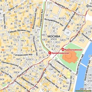 Московская 14 карта