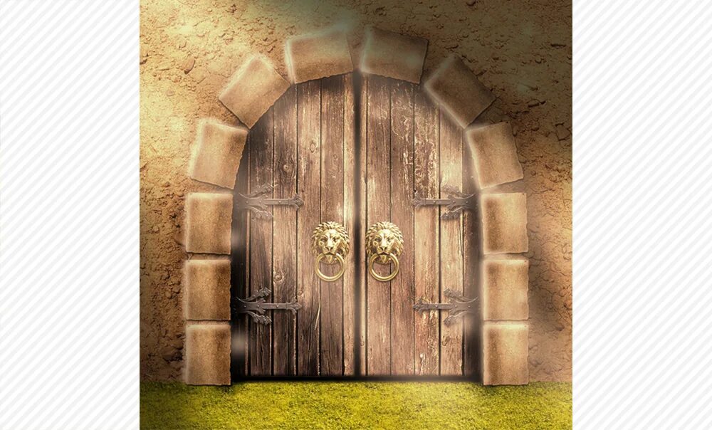 Дверь ворота открытая. Сказочные ворота. Сказочные ворота закрытые и открытые. Сказочные ворота с замком. Ворота в королевство.