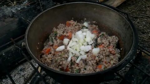 Гречка в казане