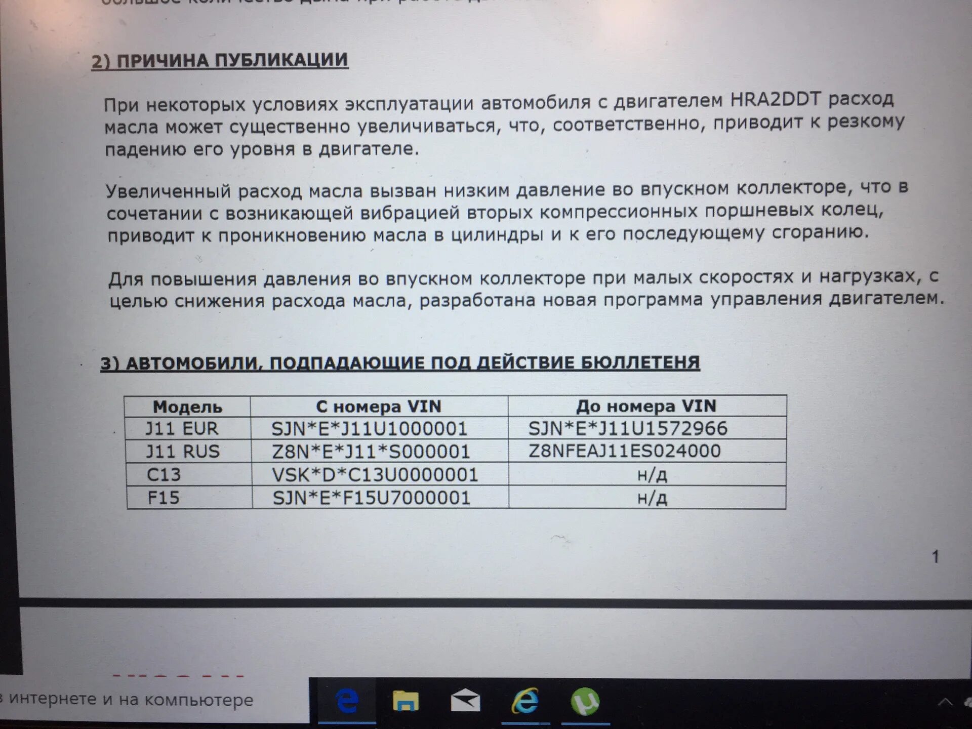 Кашкай расход масла