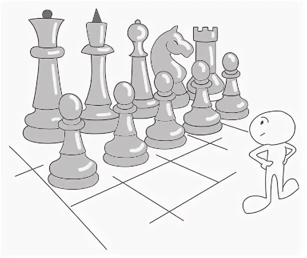 Cartoon Character Playing Chess Game 2710666 Vector Art at Vecteezy