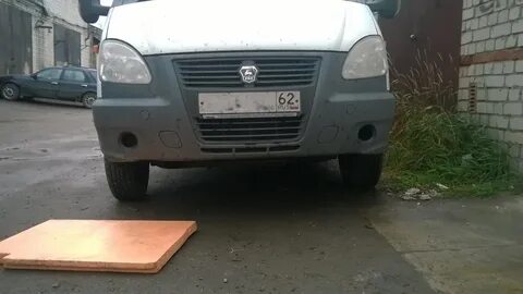 Противотуманки в бампер газель