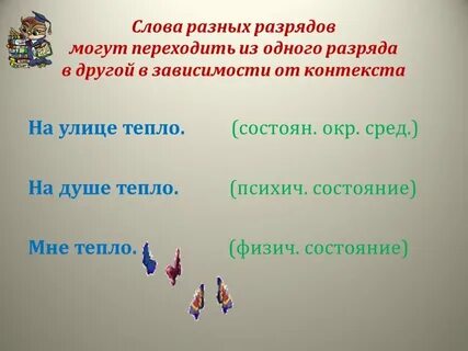 Смысловые группы слов