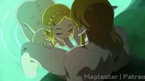 Link comes to Zelda to receive some blowjob and pussy in this hentai style ...