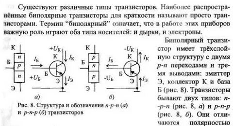 Основные параметры биполярного транзистора