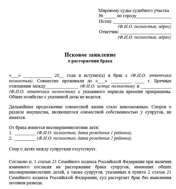 Заявление на расторжение брака 2024. Список документов для подачи заявления о расторжении брака в суд. Перечень документов при подаче заявления на развод через суд. Какие документы надо для развода через суд. Какие документы нужны в мировой суд для расторжения брака с ребенком.