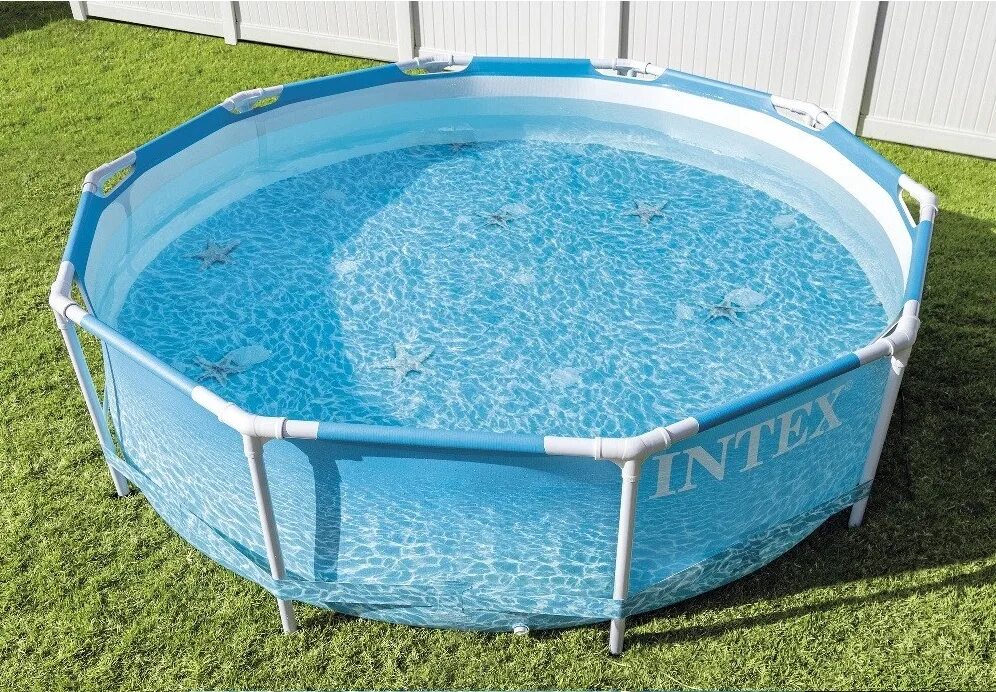 Intex каркасный бассейн metal frame 305х76см beachside. Бассейн интекс 305 76. бассейн 28206 intex. бассейн интекс 305х76 каркасный. бассейн каркасный 305 76 см intex.