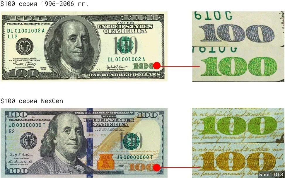 Как отличить 100. Признаки подлинности долларов США. Как отличить подлинность купюры 100 долларов. 100 Долларов подлинность. 100 Долларов США признаки подлинности.