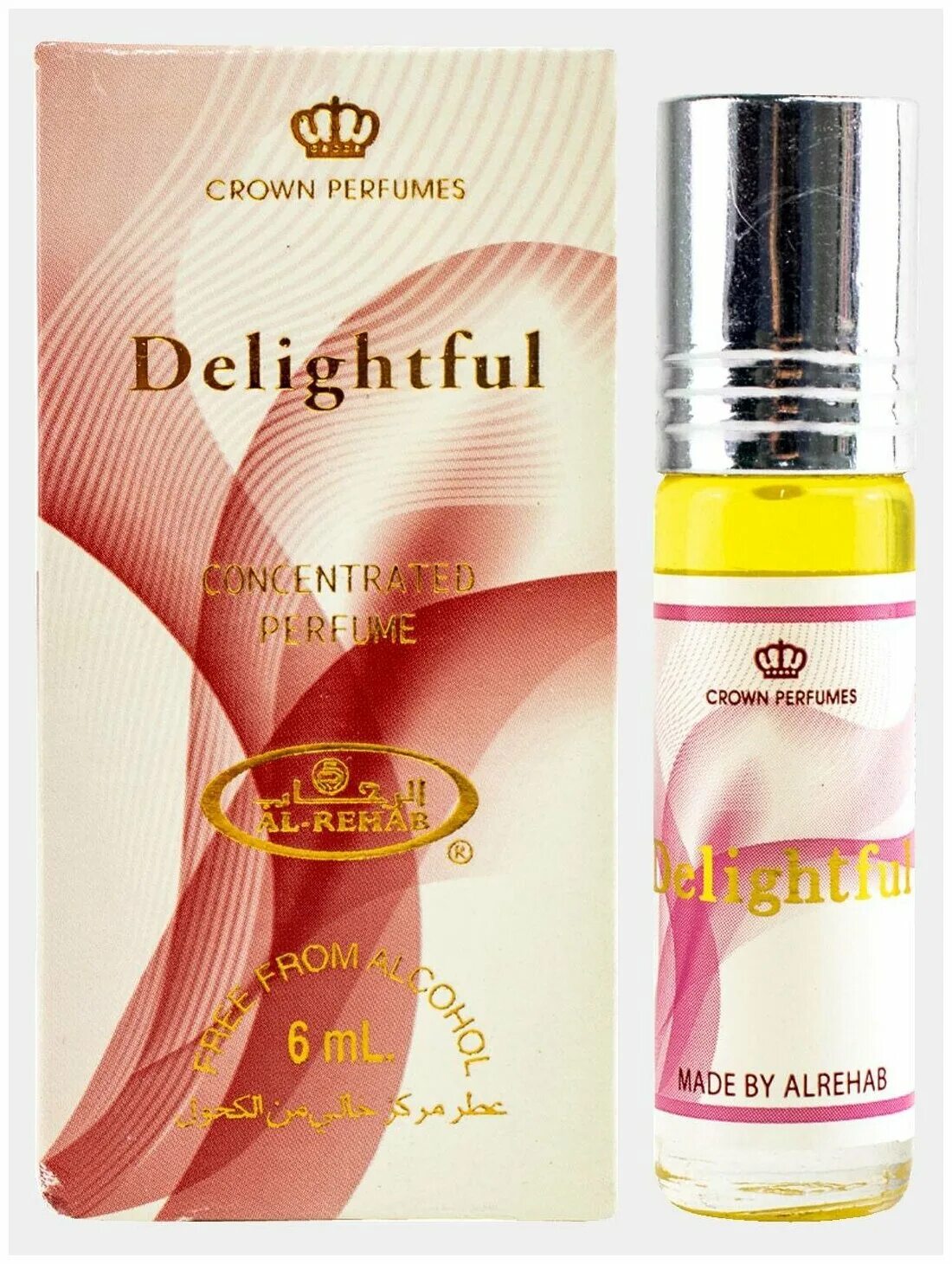 Аль рехаб отзывы. Делайтфул Аль Рехаб 6 мл. Рехаб delightful. Духи женские al Rehab. Bulgarian Rose 3 ml al Rehab арабские масляные духи.