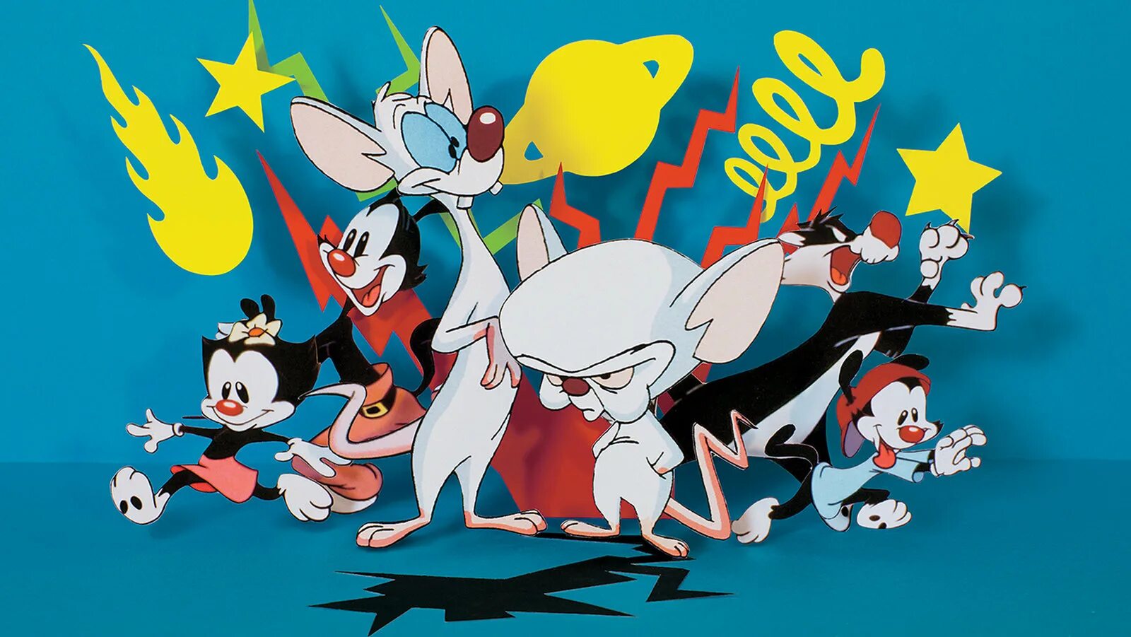 Озорные анимашки Пинки и Брейн. "Озорные анимашки" (Animaniacs);. The naughty animation