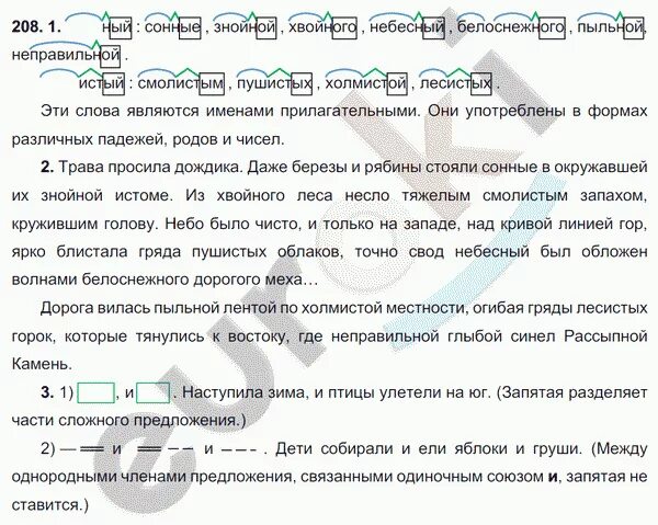 Русский язык страница 117 упражнение 208. Русский язык Разумовская задания. ЗСП 2 по русскому языку 6 класс президиум. Русский язык 6 класс упражнение 208. В учебнике Разумовской задания.