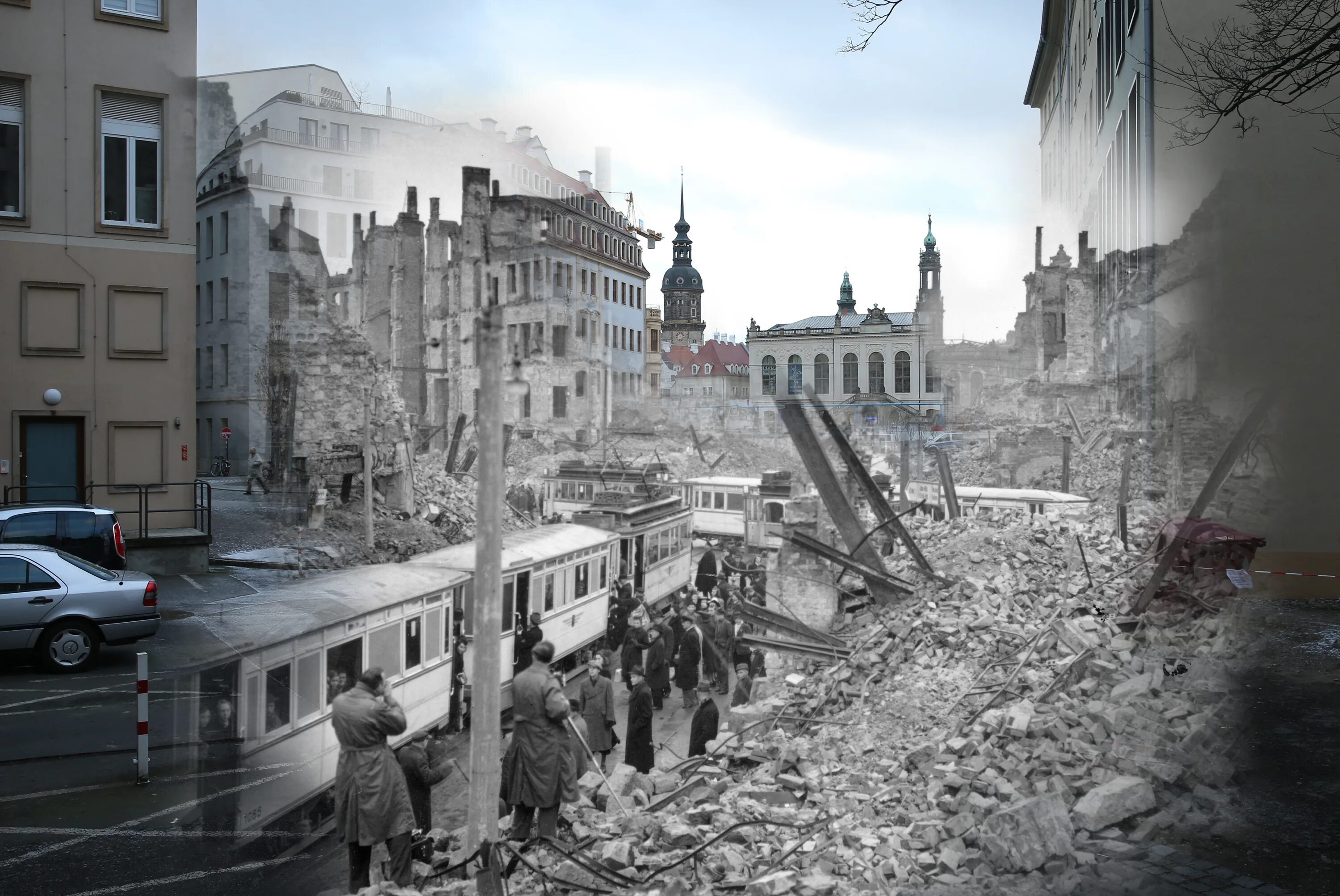 Германия будет разрушена. Дрезден до бомбардировки 1945. Дрезден 1944.