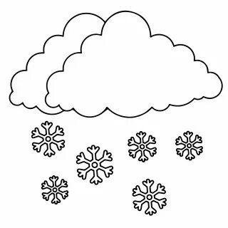 Раскраски Снег для детей (35 шт.) - скачать или распечатать бесплатно #16081