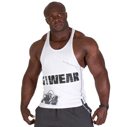 Gorilla Wear GW-90138/BK майка "Legacy Stringer", чёрная. Gorilla Wear Legacy Stringer женская. Горилла одежда для бодибилдинга. Спортивная форма горилла. G wear