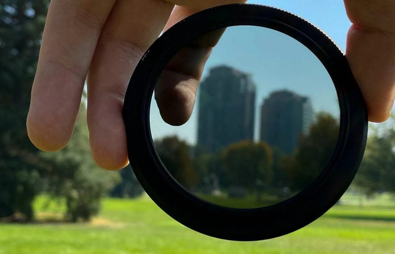 Lens filter. Lens filter