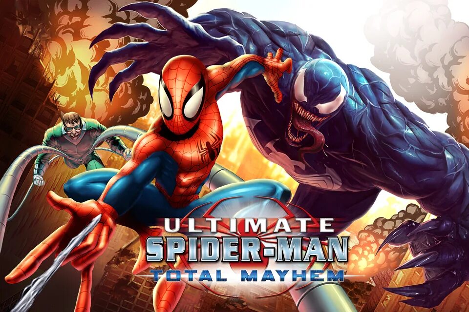 Ultimate spider man android. Ultimate spider-man: total mayhem. человек паук тотал майхем. ultimate spider-man: total mayhem игра. игра на андроид ultimate spider man total.