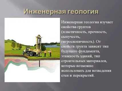 Материалы инженерно геологических изысканий