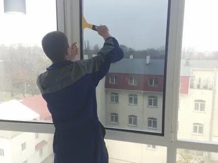 Зеркальная пленка на окна от соседей