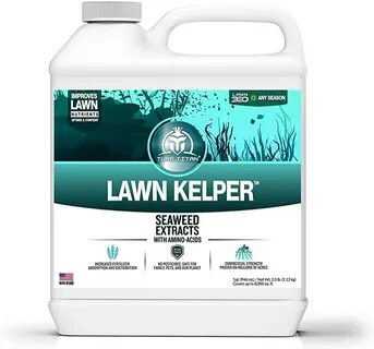 Turf Titan Lawn Kelper - Made in The USA, Seaweed Extract for Max Lawn Prot...