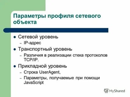 Медиапрофиль в сети мини проект