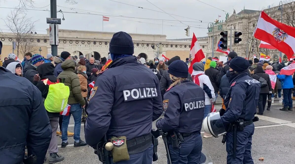 Протесты в Австрии. Протесты в Вене. Митинги против России. Австрийцы митинги.