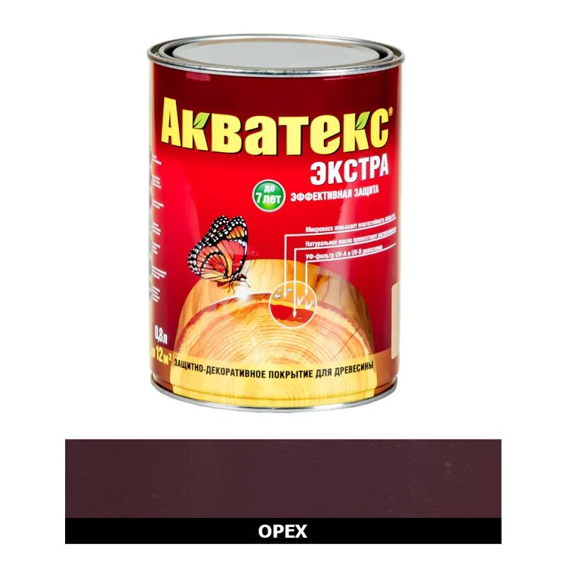 Декоративная пропитка для дерева Акватекс Экстра АКВАТЕКС 138186433 купить в инт