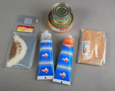 Пища в тюбиках для космонавтов